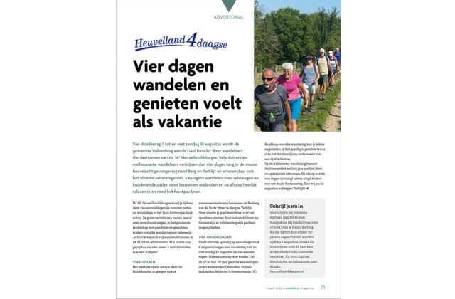 VB Magazine Advertentie Evenement