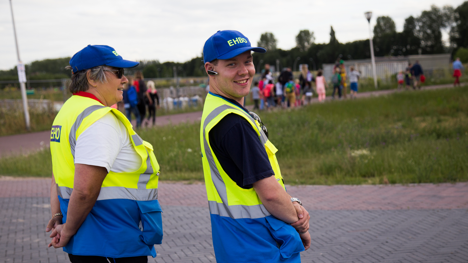 Twee EHBO'ers bij de Avond4daagse Nijmegen-Noord