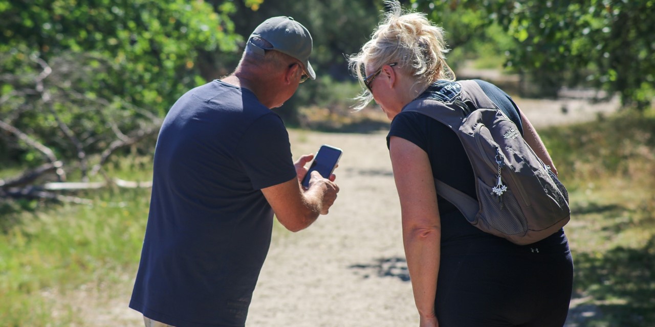 Wandelen met een app