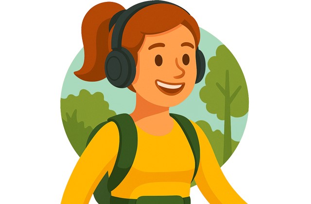 Afleidingzoekende Wandelaar Icoon