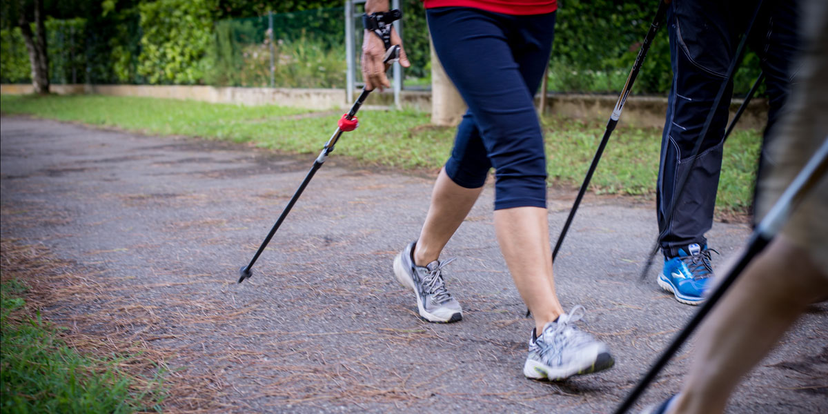 Nordic walking stokken