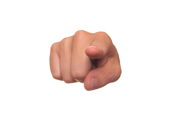 Wijzende vinger