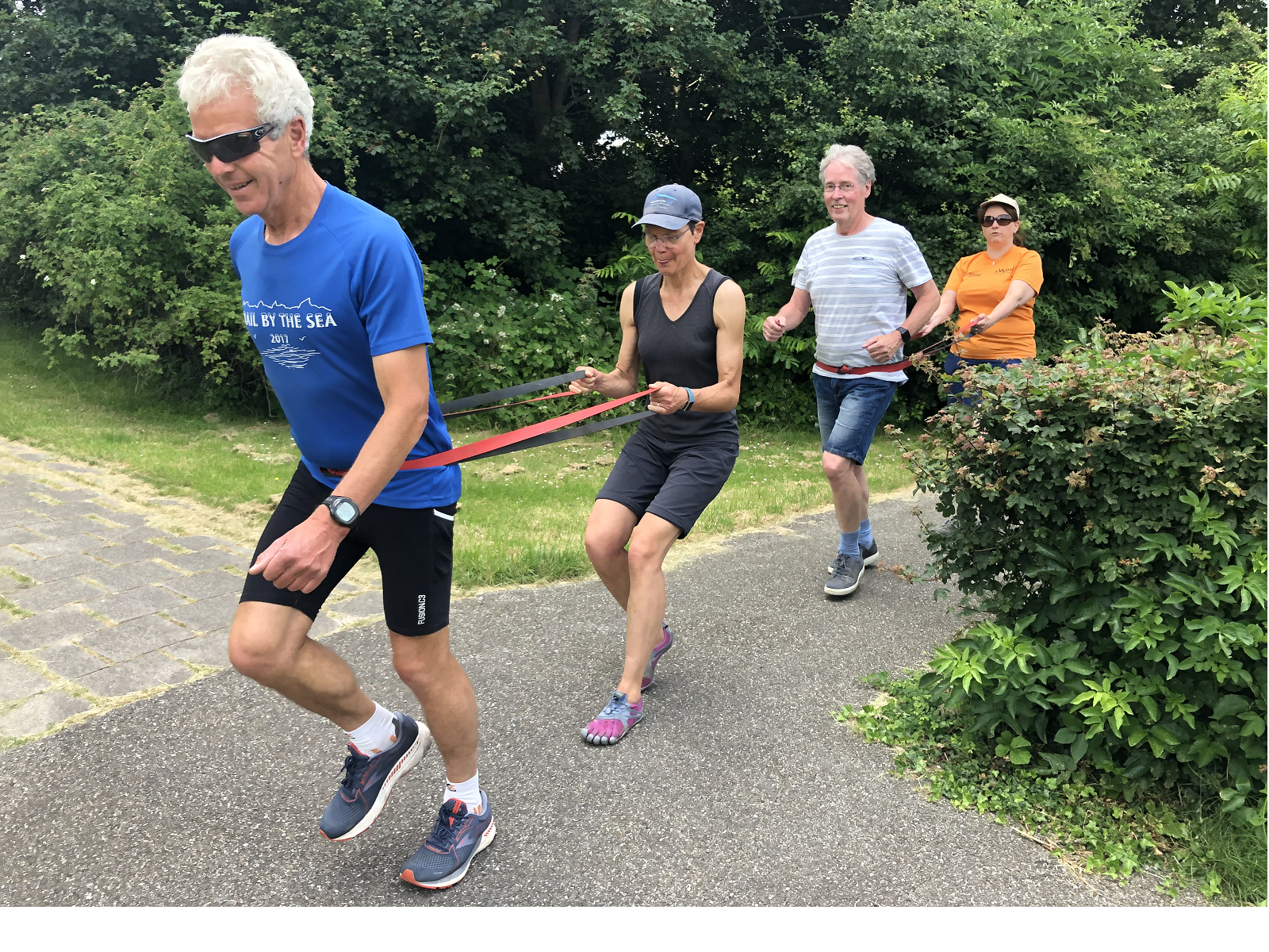 Wandeltraining met materialen