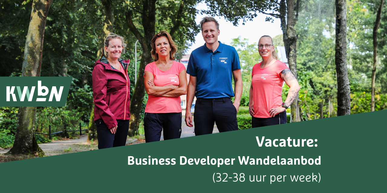 Vacature Business Developer Wandelaanbod