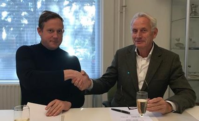 René Leeuwenburgh directeur OTC Medical en Paul Sanders van KWbN