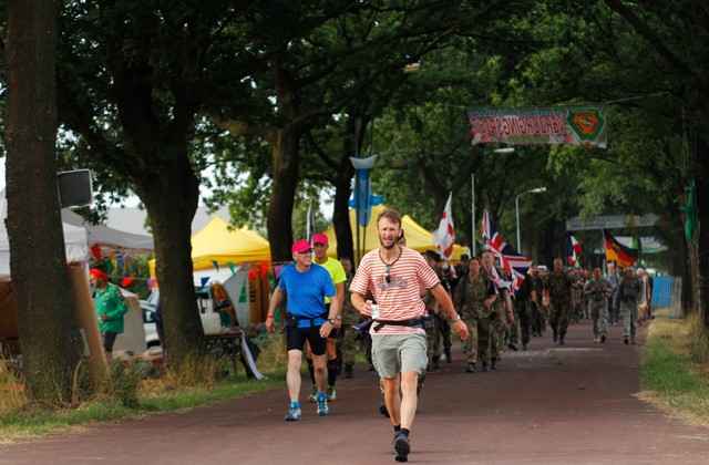 Wandelaar tijdens de 4Daagse