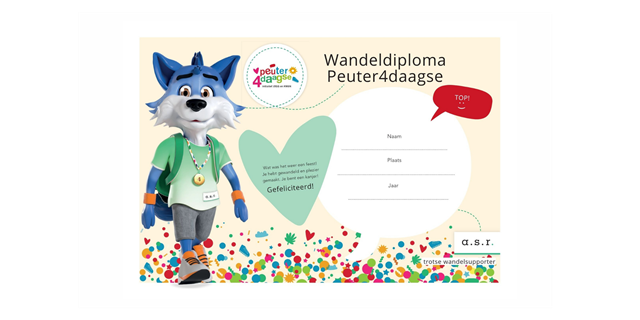 Wandeldiploma P4d