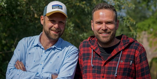 Waterlinie Wandeltocht Mattijn Boerkamp en MIchael Gane