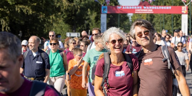 Deelnemers Airborne Wandeltocht 2022