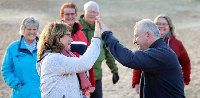 Wandeltraining Successen Vieren