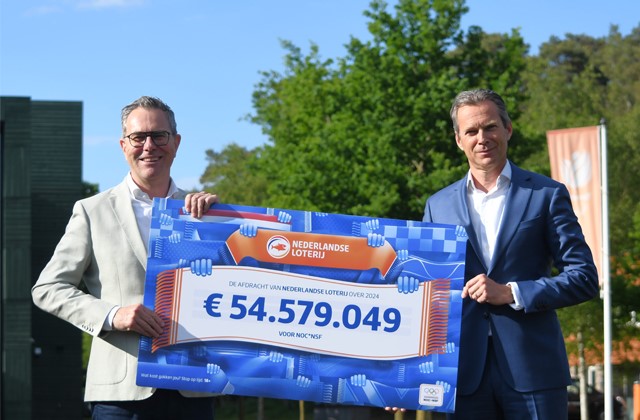 Cheque Afdracht Sportbonden 2024
