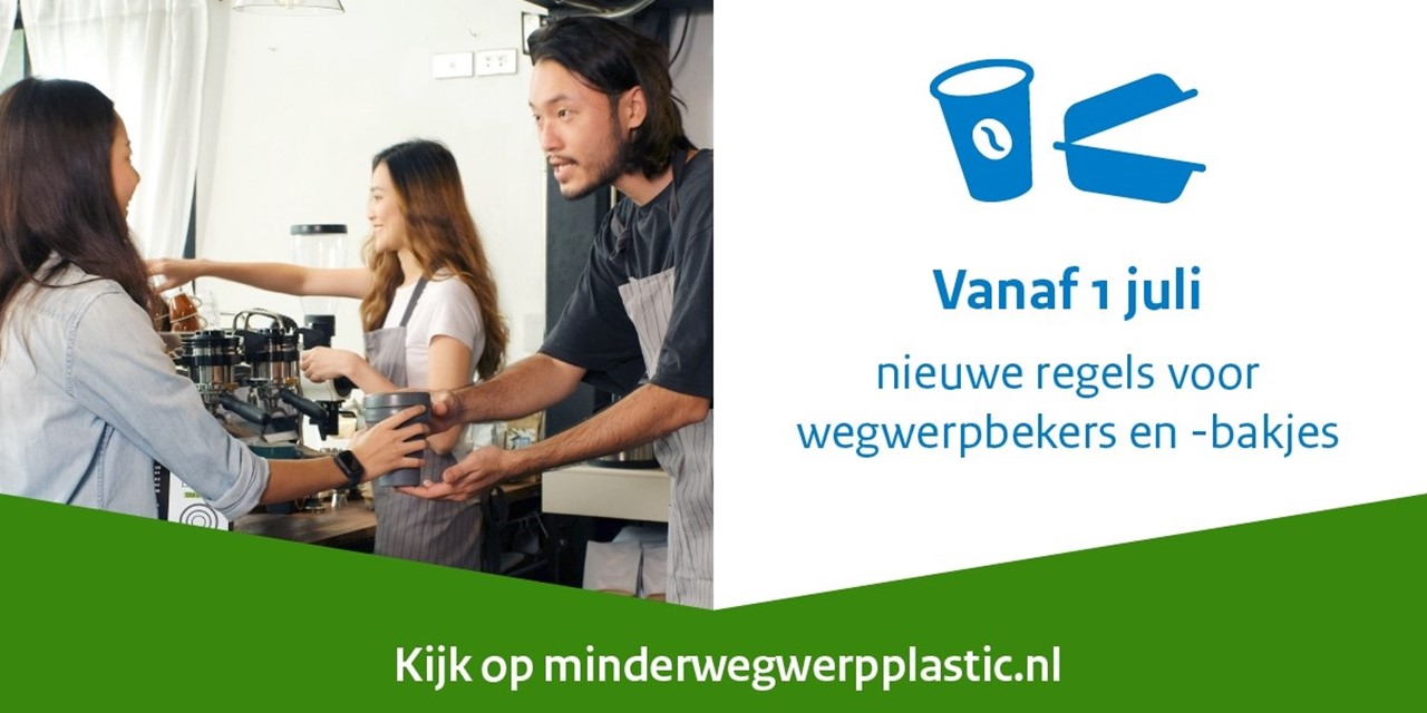 Header | Nieuwe regels voor plastic wegwerpbekers en -bakjes